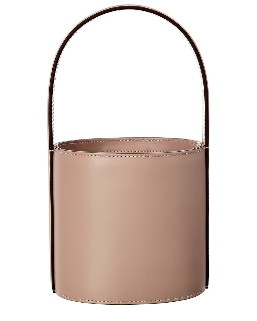 Image of STAUD Bisset Small Leather Bucket Bag