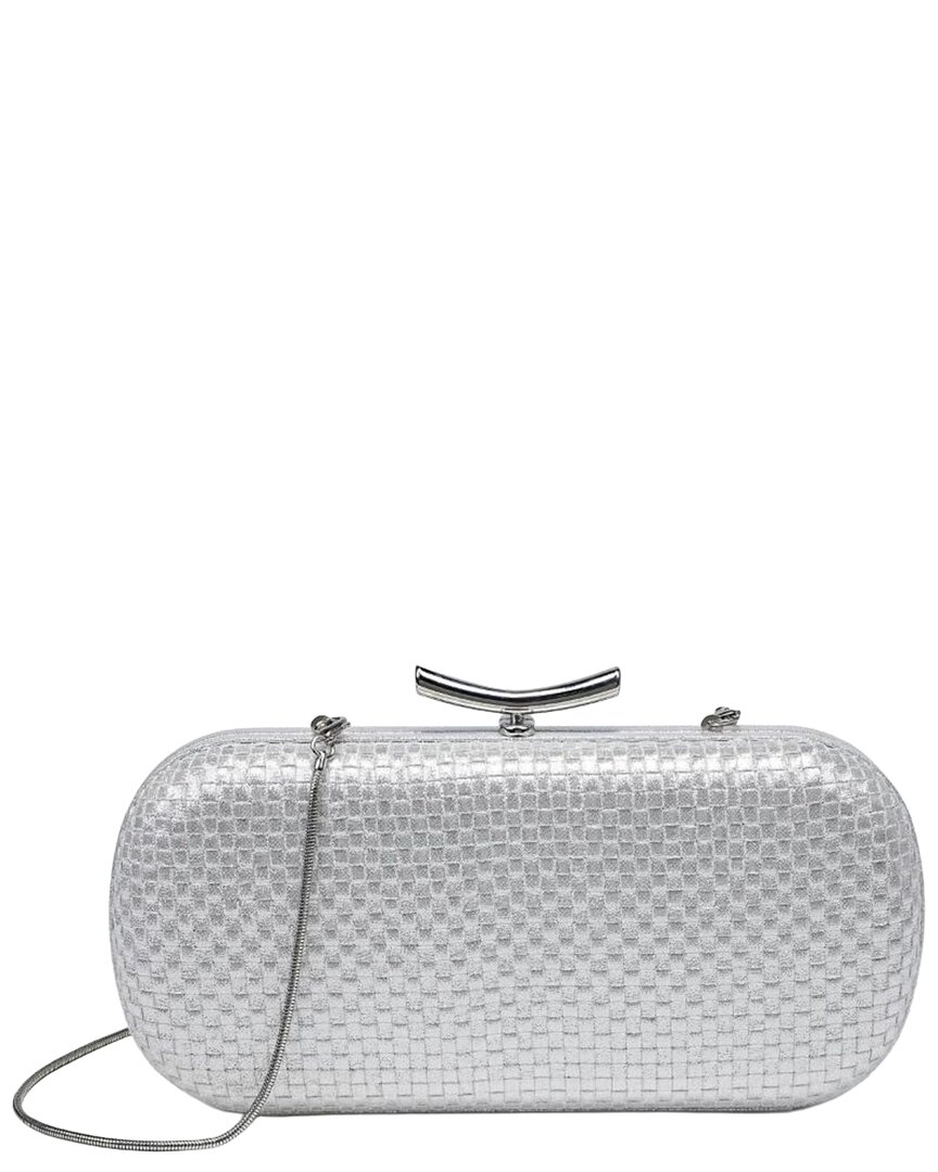 Moda Luxe Victoria Evening Bag In Silver
