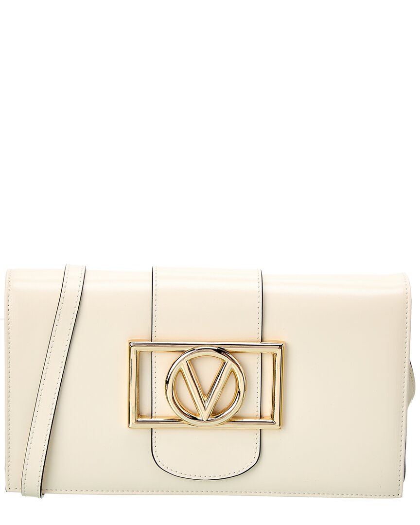 Valentino By Mario Valentino Cady Super V Leather Shoulder Bag In