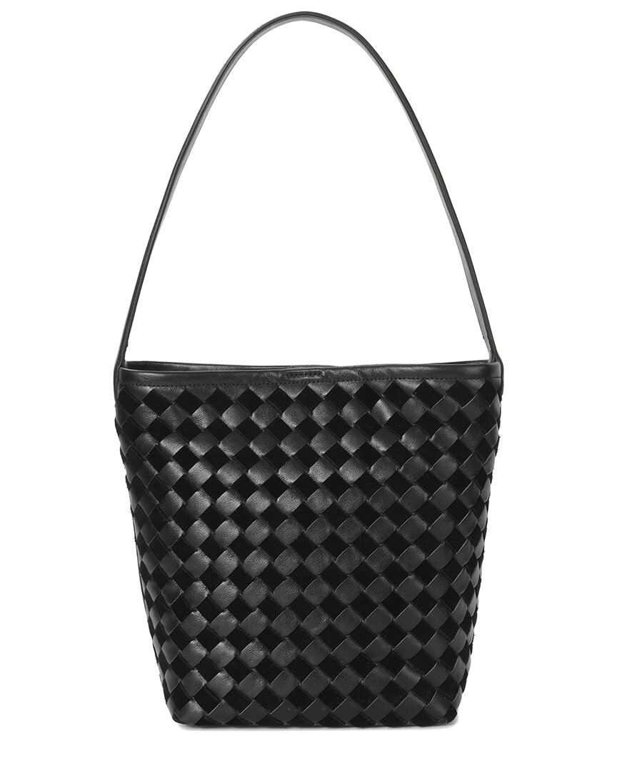 Tiffany & Fred Paris Woven Leather Shoulder Bag