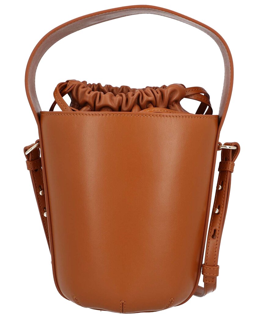 Chloé Brown Calfskin Sense Bucket Bag In Brown