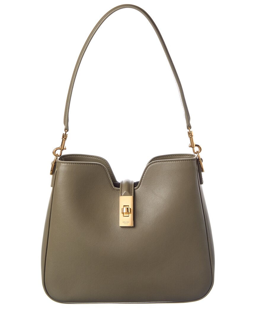 Celine Camille 16 Leather Shoulder Bag In Brown