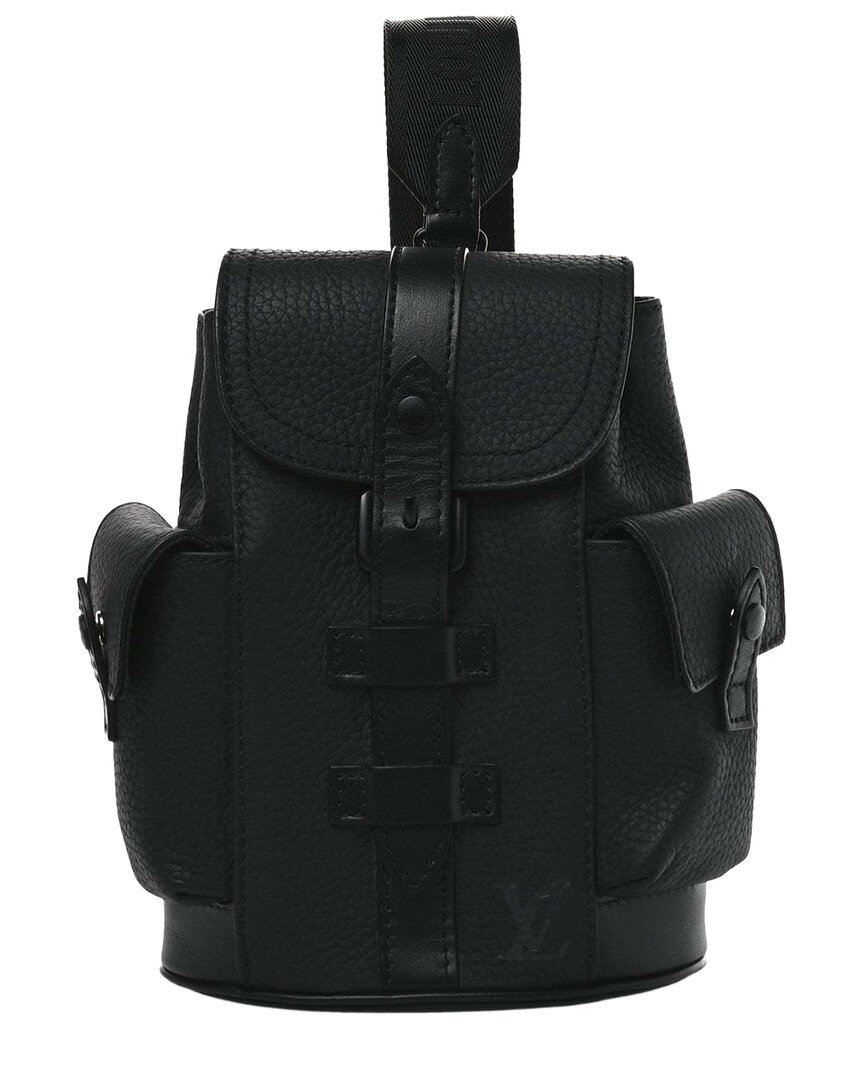 Pre-owned Louis Vuitton Christopher Leather Backpack