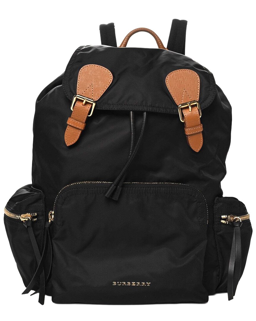 Burberry Black Nylon Large Rucksack Backpack (authentic Pre-loved)