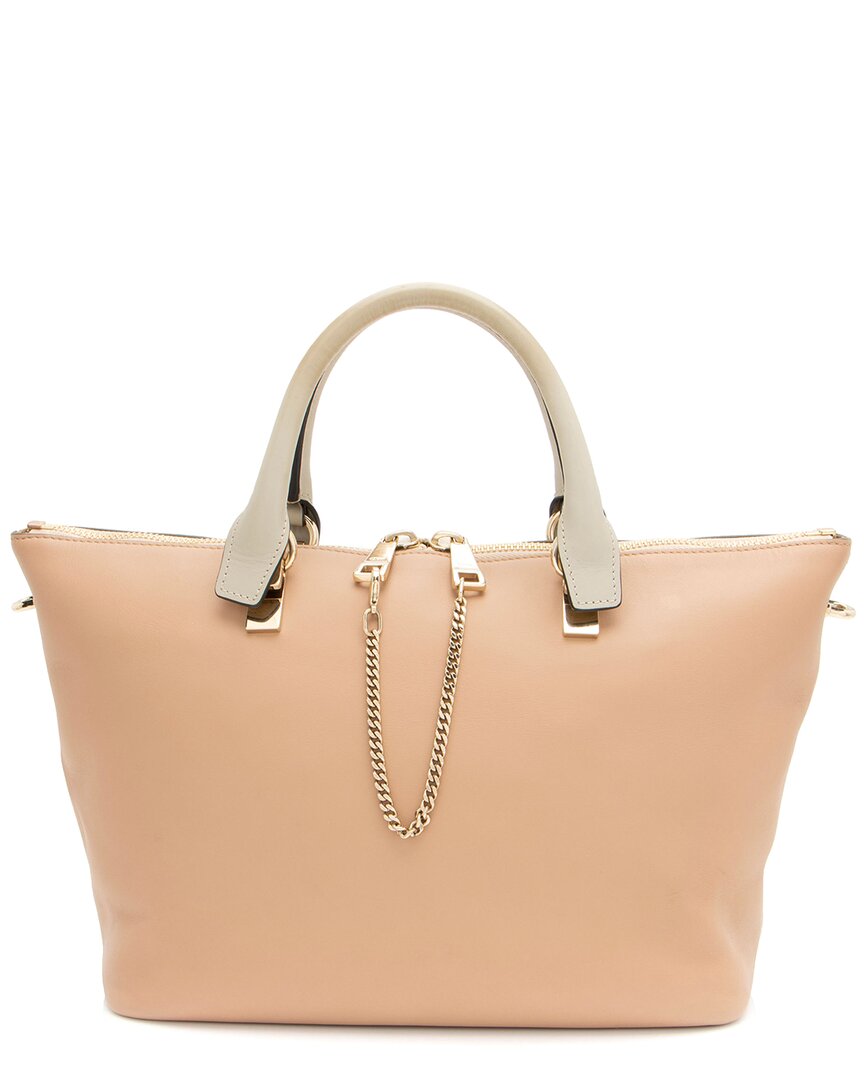 Chloé Beige Leather Baylee Medium Shoulder Bag (authentic Pre-loved)