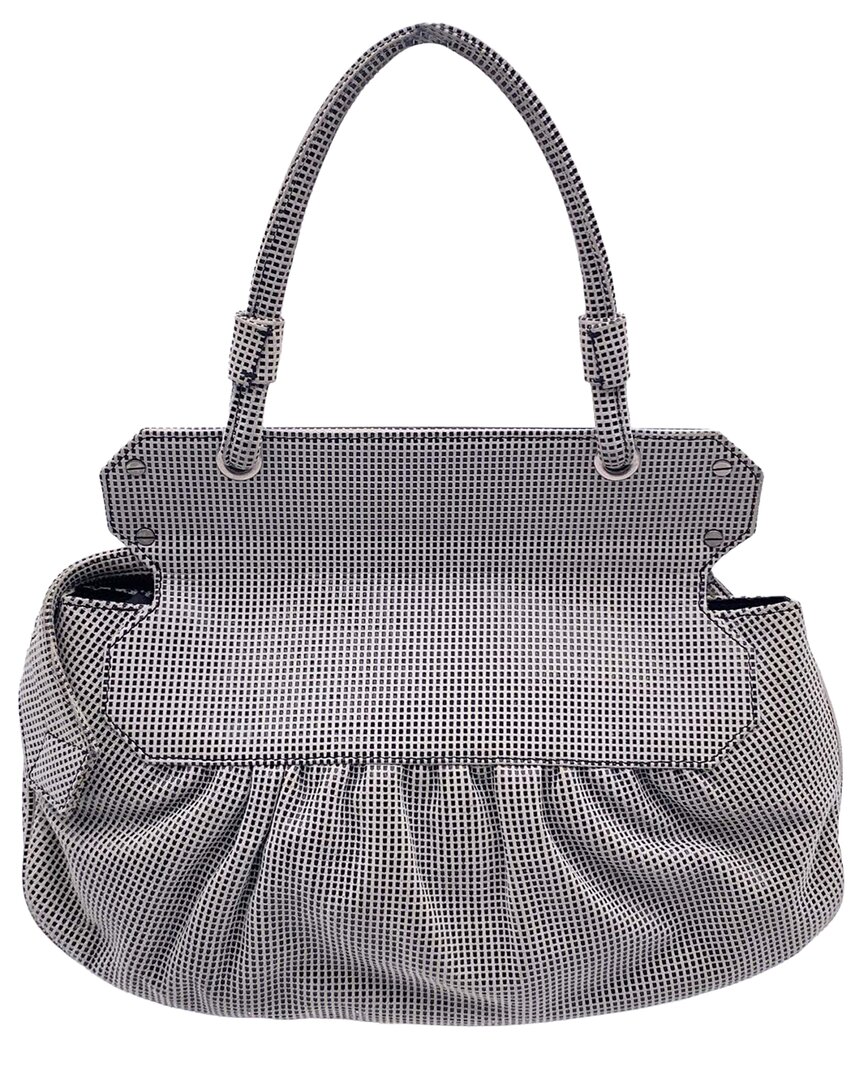 Fendi Grey Leather Handbag To You (authentic Pre-loved) In Gray