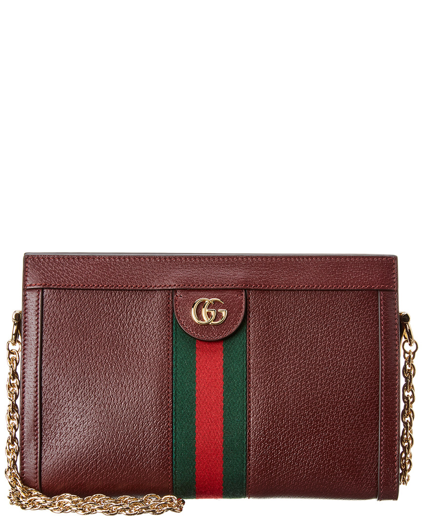 Gucci Ophidia Small Leather Shoulder Bag Women&#39;s | eBay