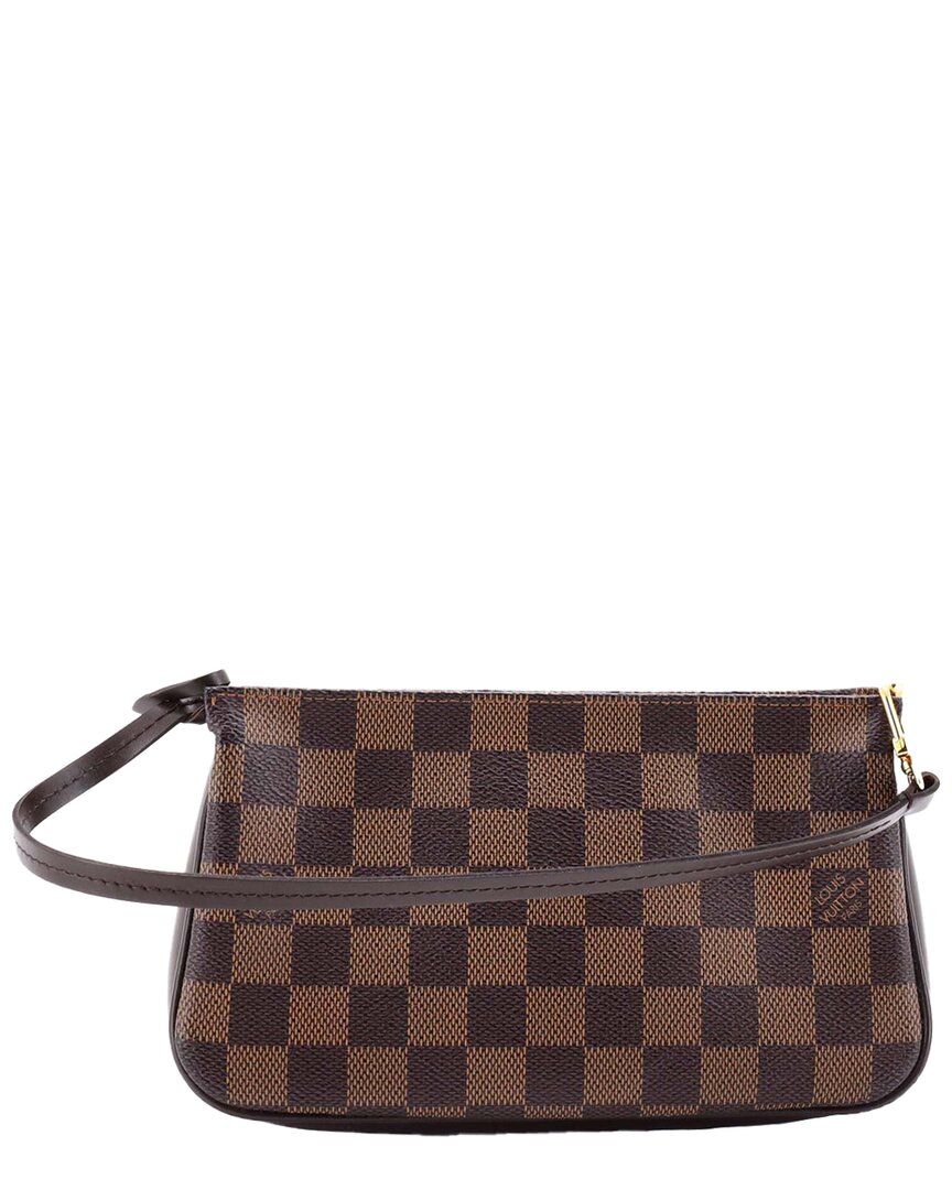 Pre-owned Louis Vuitton Brown Damier Navona Pochette Accessoires (authentic Pre-loved)