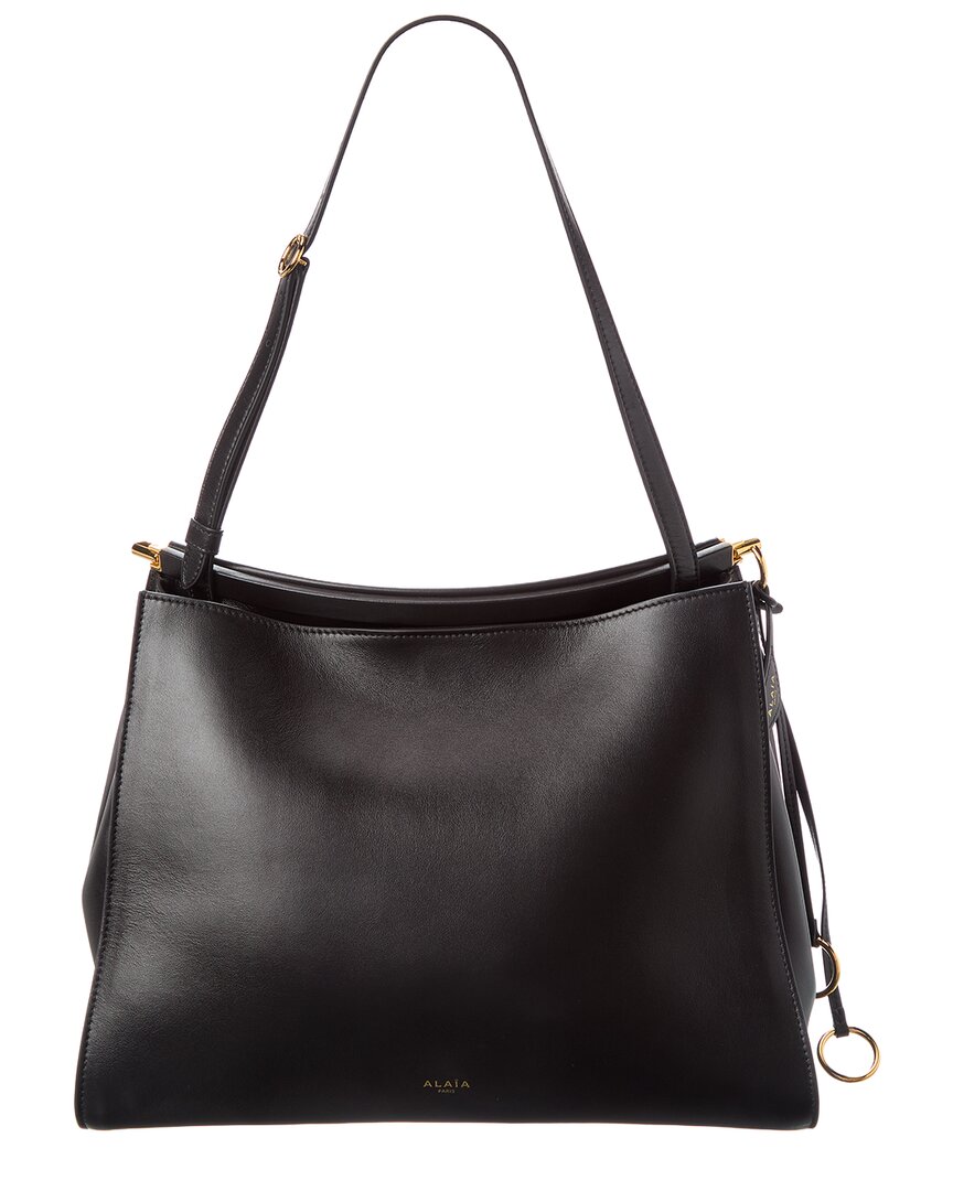 Alaïa Alaia Le Click Medium Leather Shoulder Bag In Orange