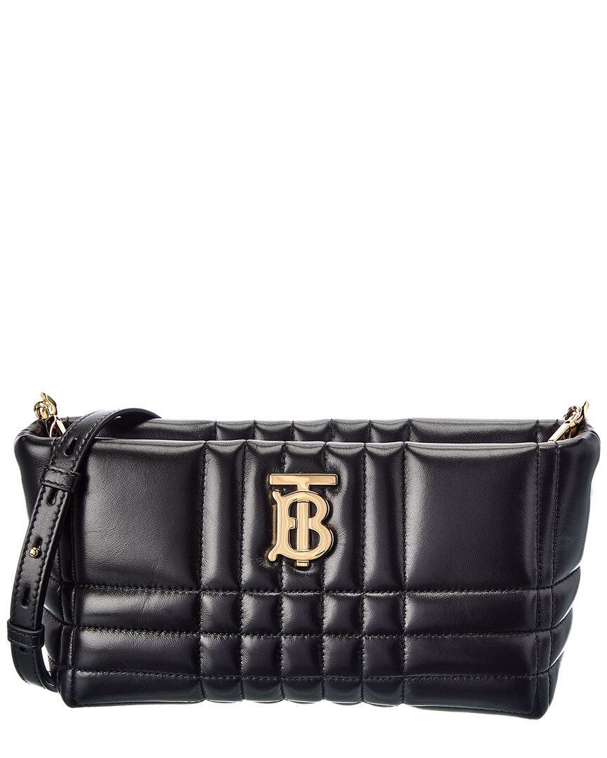 Burberry Lola Quilted Leather Shoulder Bag In Black ModeSens