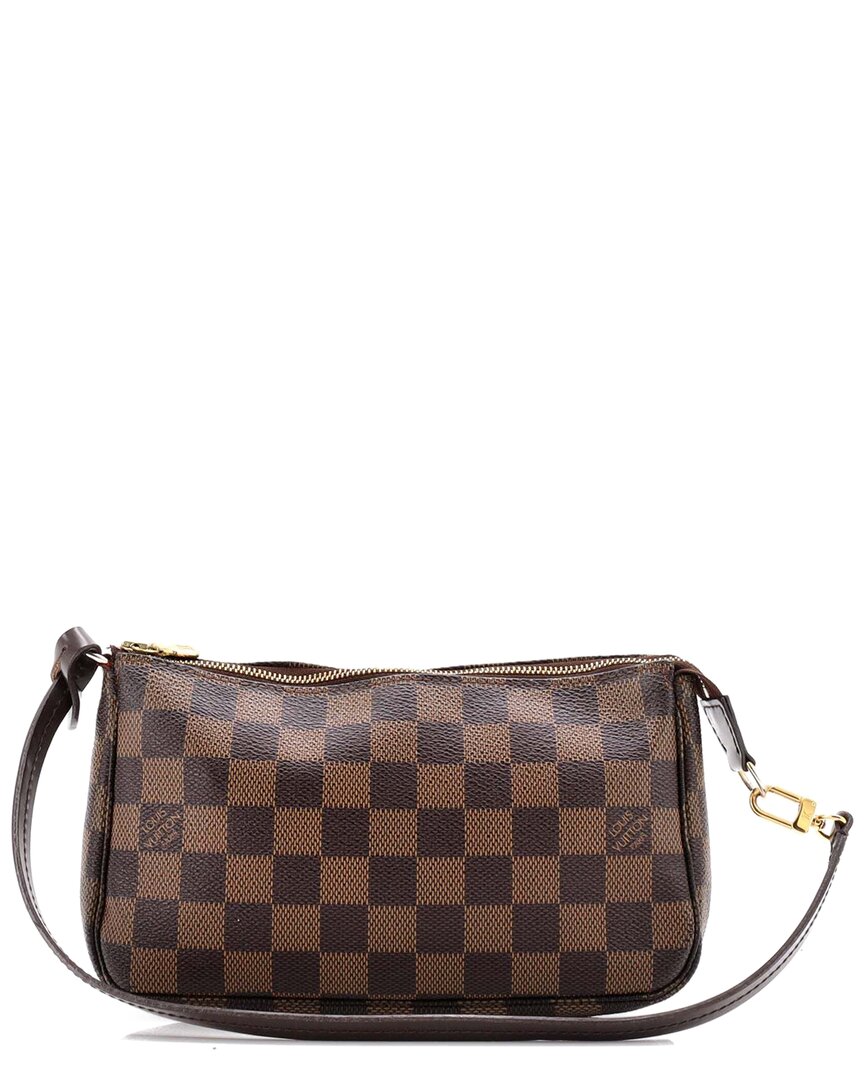 Pre-owned Louis Vuitton Navona Pochette Accessories Damier (authentic Pre-loved)