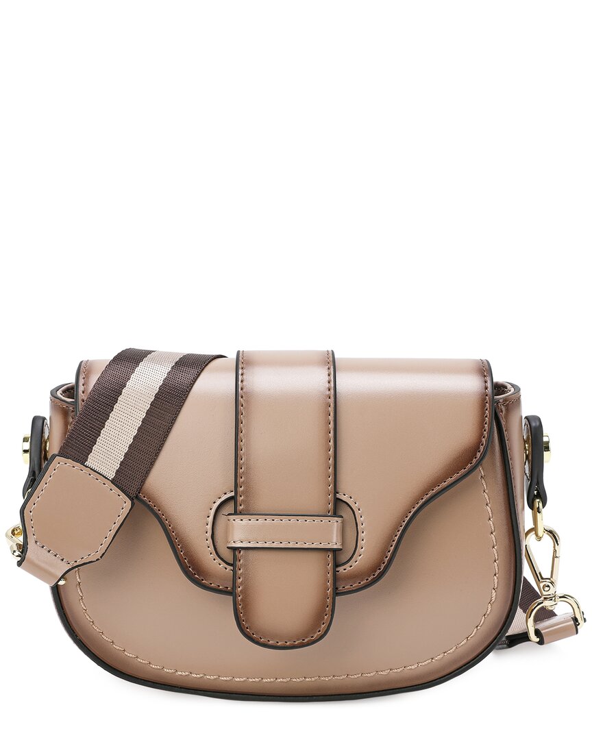Tiffany & Fred Leather Crossbody In Pink