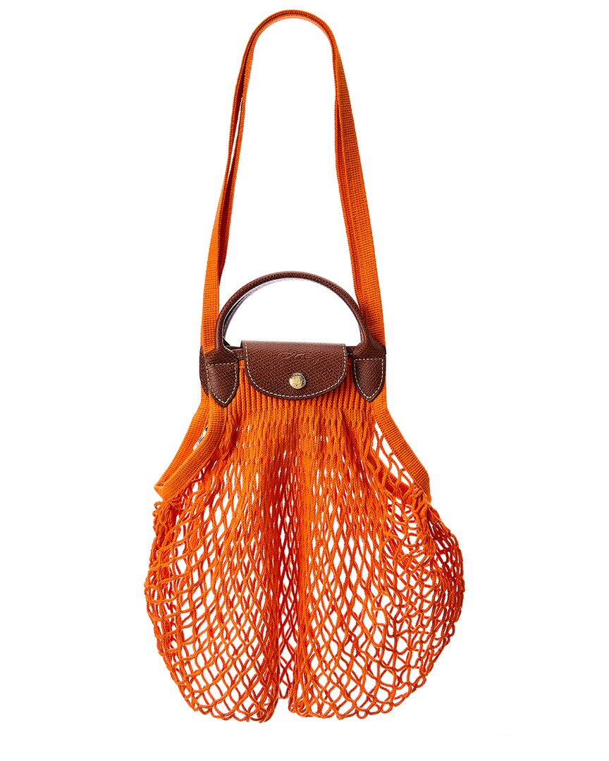 Longchamp Le Pliage Extra-Small Filet Crossbody Bag Orange – Balilene