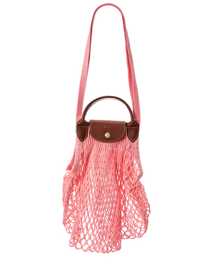 Longchamp Le Pliage Filet Shoulder Bag In Pink ModeSens