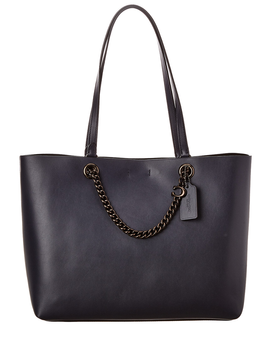 Coach Chain Convertible Leather Tote Women's 193971371948 | eBay