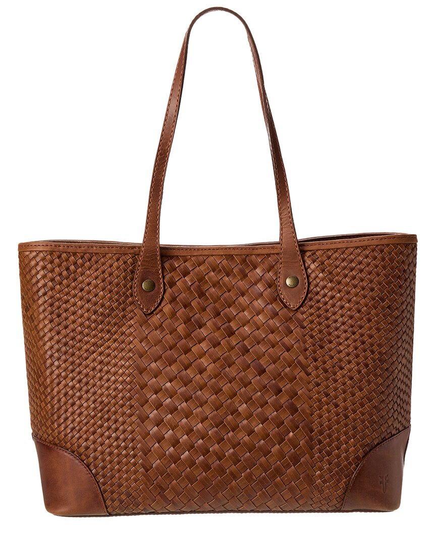 Frye Shoulder Bag Tote Purse Handbag Melissa Mushroom Leather 34DB146 Beige  | eBay