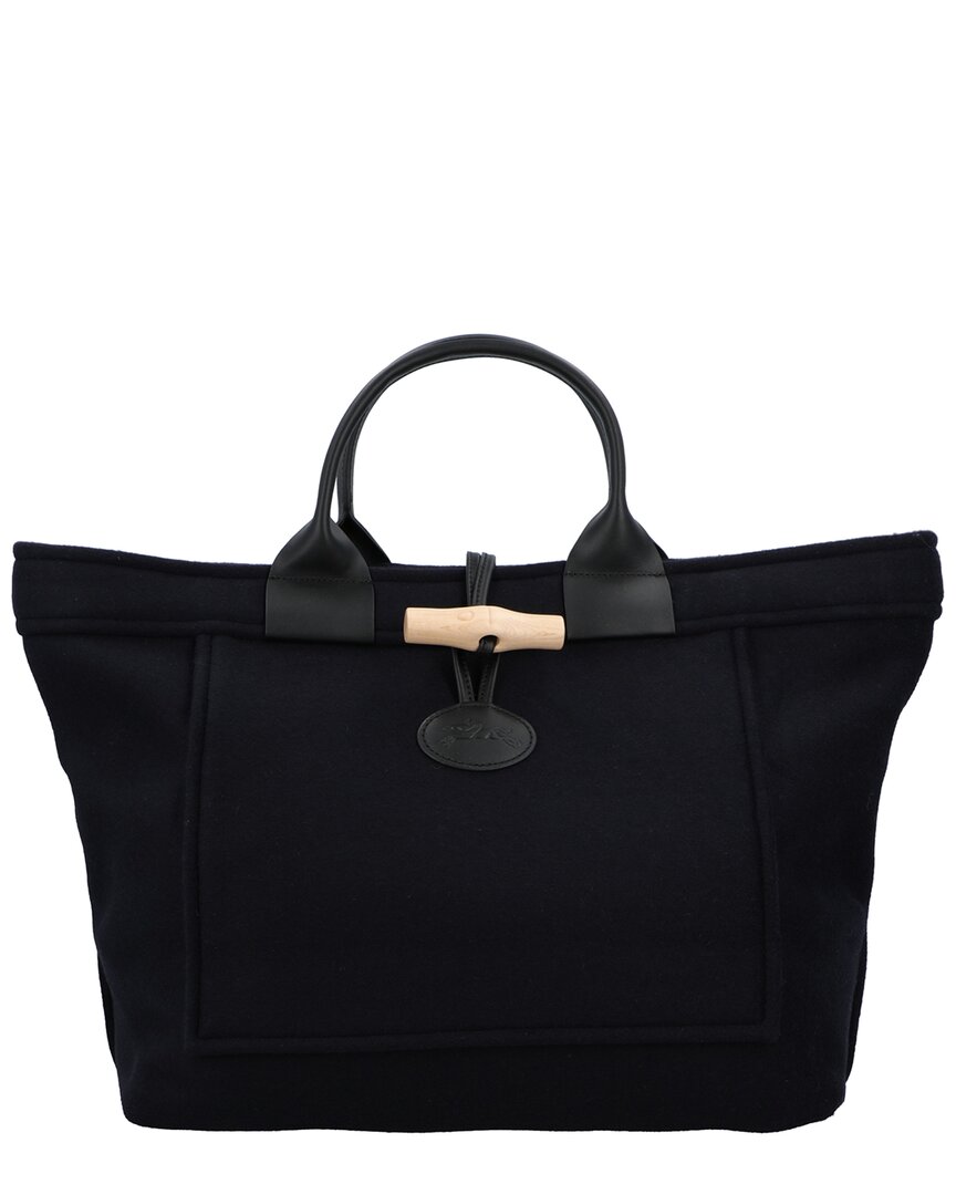 Longchamp Le Roseau Canvas Shopper