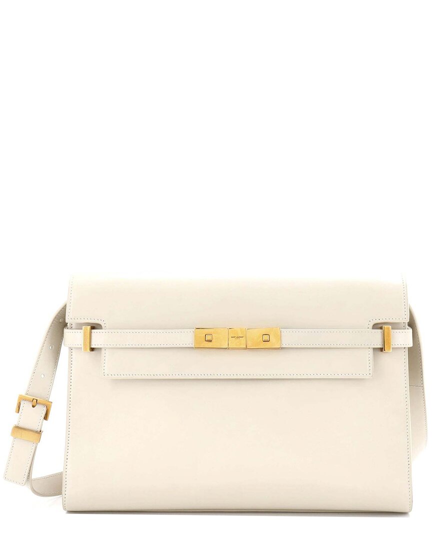 Saint Laurent Beige Sheep Leather Manhattan Shoulder Bag Medium (authentic  Pre-loved) In Neutral