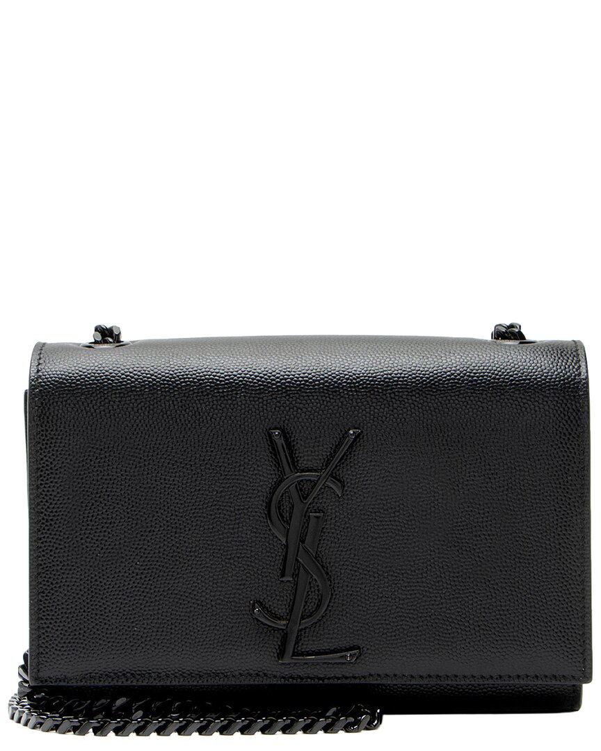 Saint Laurent Black Leather Kate Small Crossbody (authentic Pre-loved)