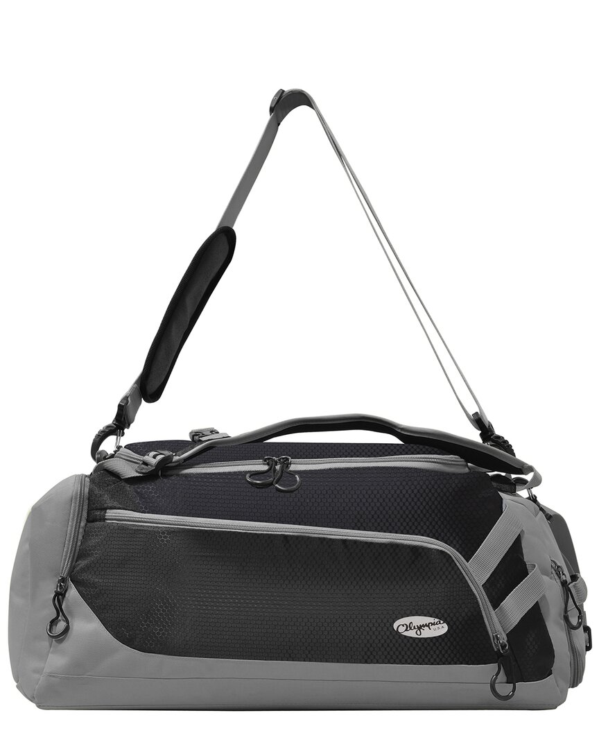 Olympia Usa Blitz 22 Gym Duffel With Backpack Str In Black