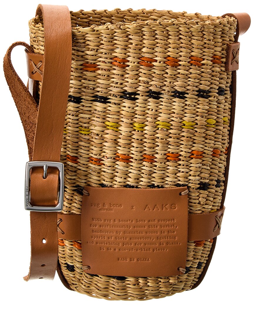 Rag Bone Rb X Aaks Straw Crossbody In Brown ModeSens