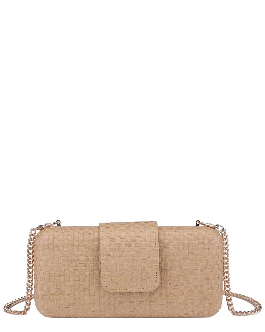 Moda Luxe Sylvi Evening Bag In Neutral