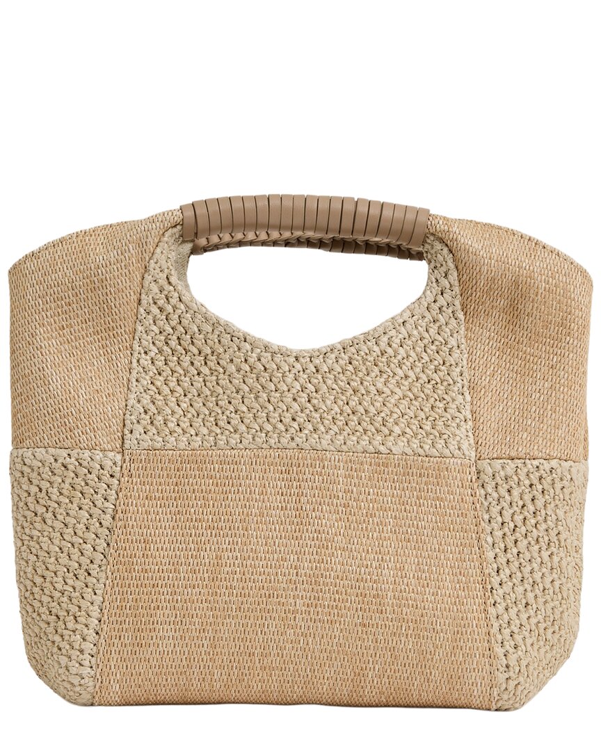 Reiss Rosalie Clutch In Neutral