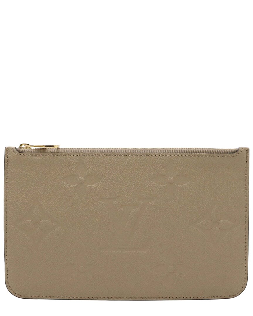 Louis Vuitton Brown Monogram Empreinte Pouch (authentic Pre-loved)