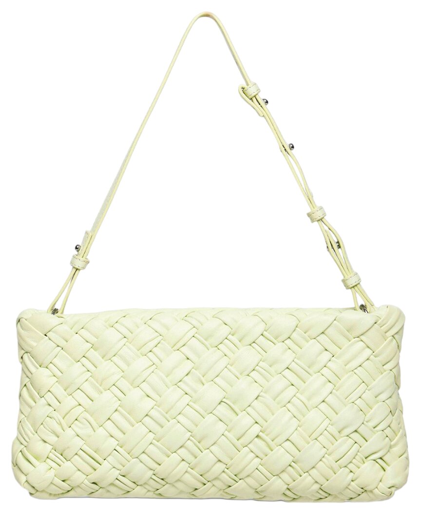 Walter Baker Whitley Leather Clutch In Green