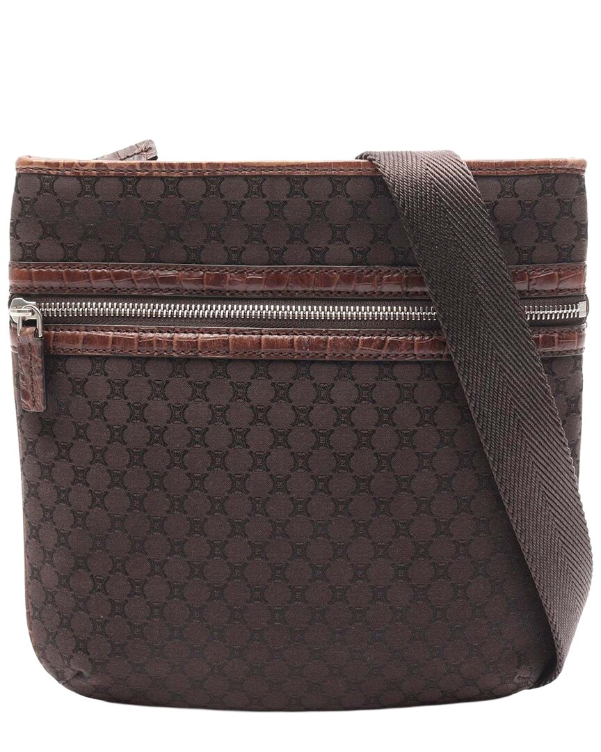 Celine Brown Others Macadam Shoulder Bag (authentic Pre-loved)