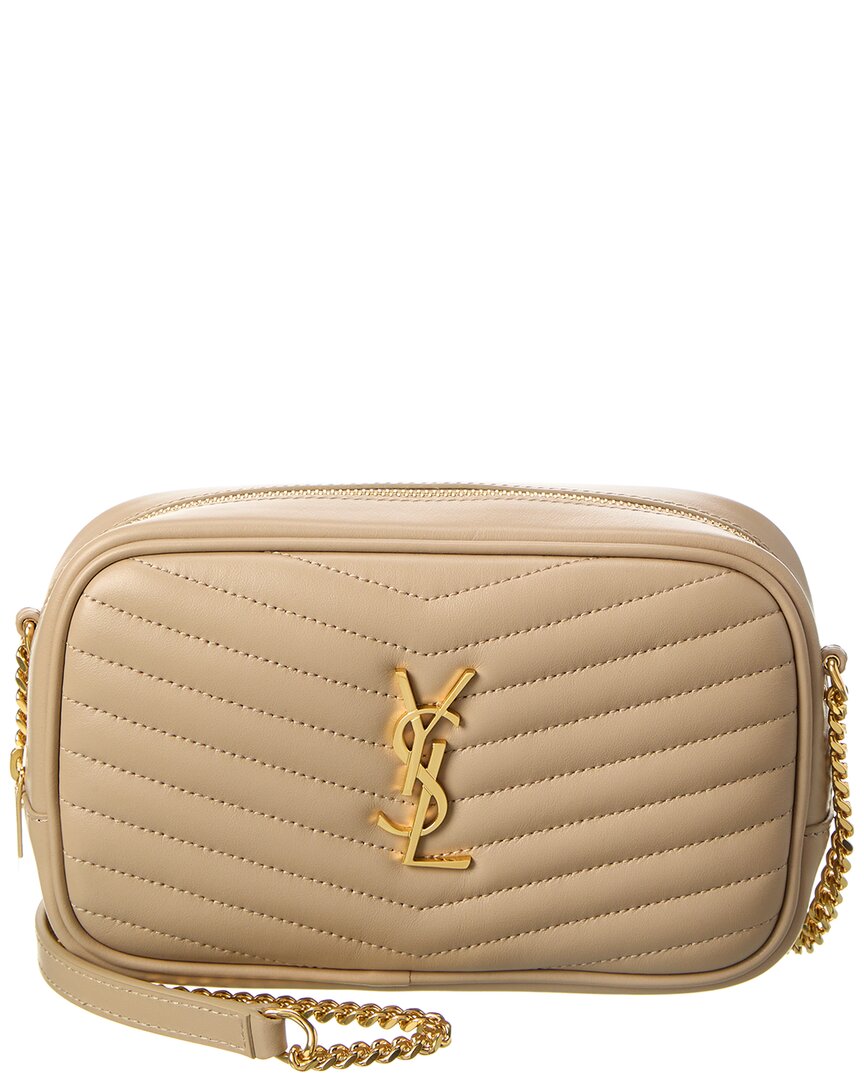 Yves Saint Laurent Mini Lou Quilted Leather Camera Bag