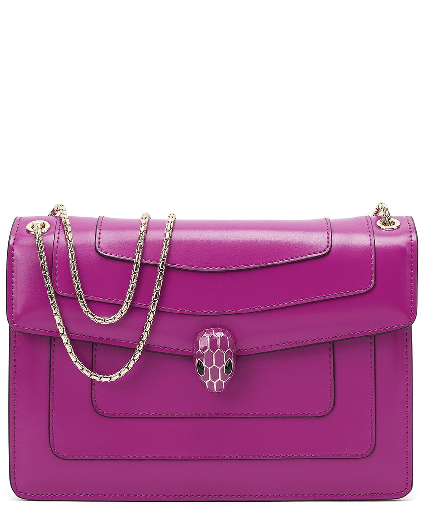 Tiffany & Fred Paris Fold-over Smooth Leather Crossbody
