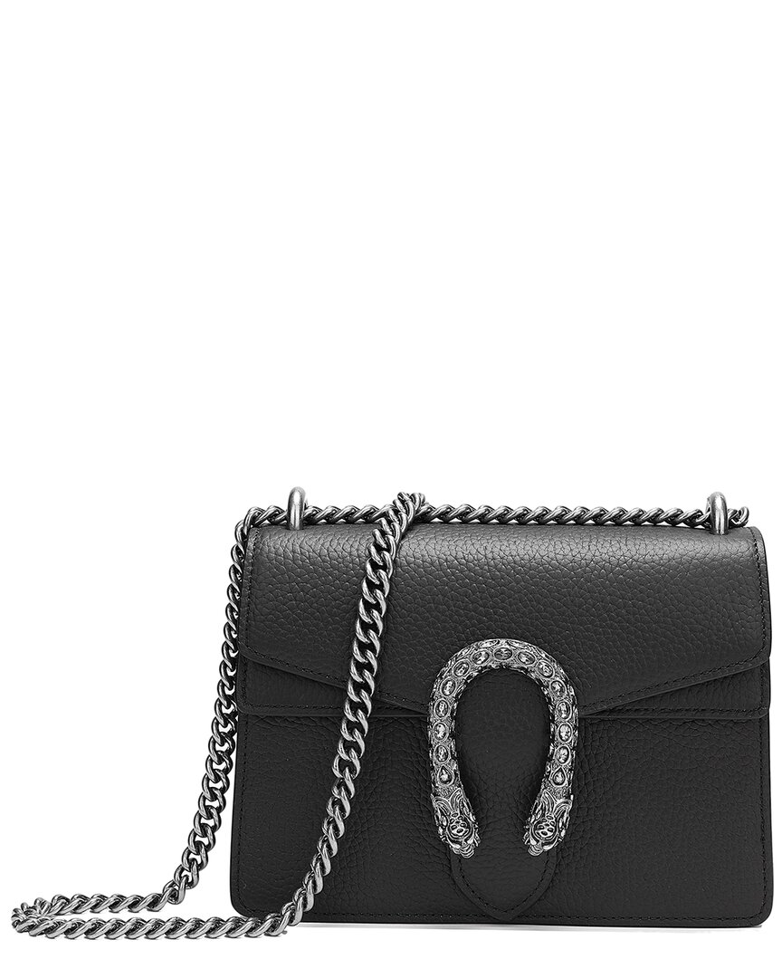 Shop Tiffany & Fred Paris Pebbled Leather Crossbody In Black