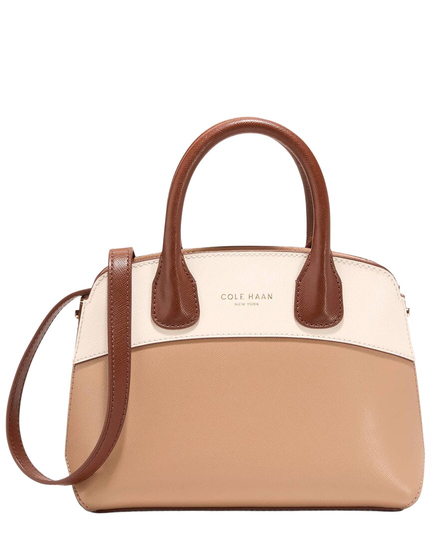 Cole Haan The Lady Small Leather Satchel In Pink