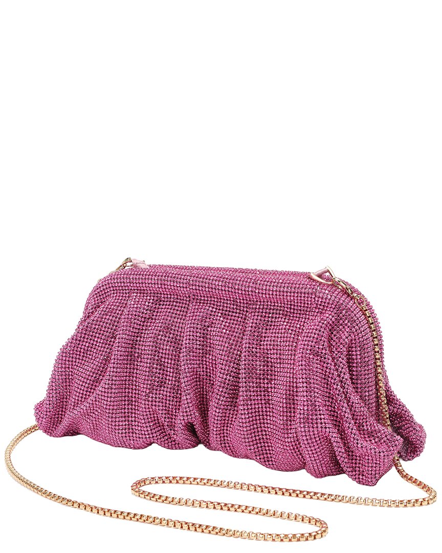 Tiffany & Fred Paris Tiffany And Fred Paris Crystal-embellished Evening Clutch In Pink
