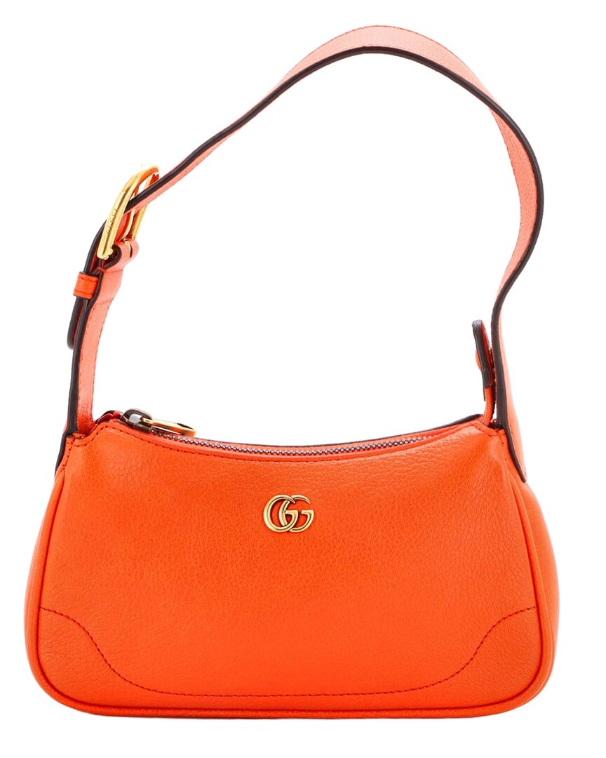 Gucci Aphrodite Shoulder Bag Leather Mini (authentic Pre-loved)