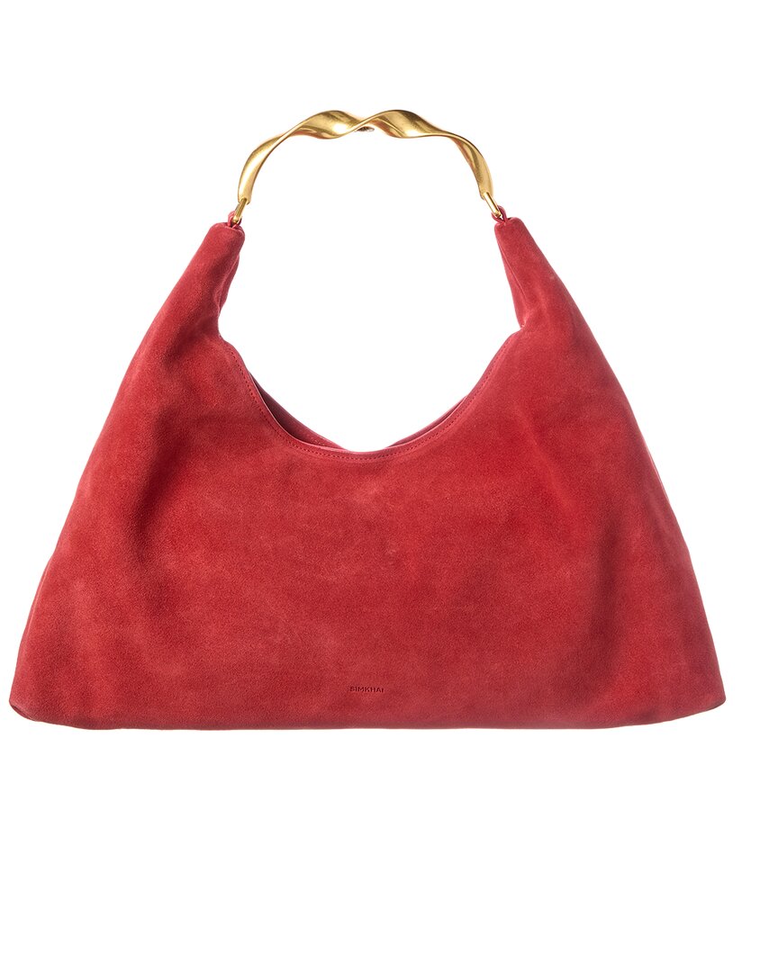 Simkhai Nixi Suede Hobo In Red