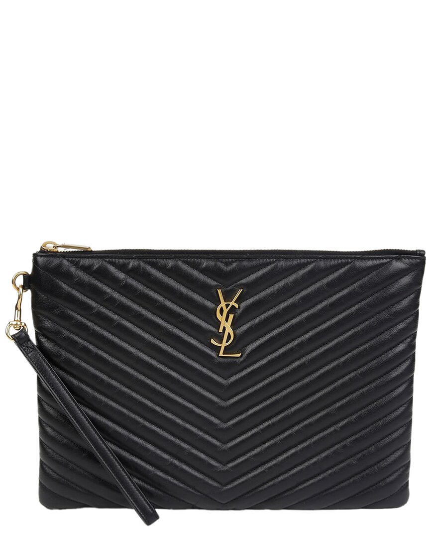 Saint Laurent Monogram Tablet Pouch (authentic Pre-loved)