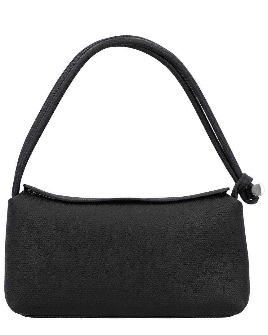 Longchamp Roseau M Sleek Rectangular Shoulder Bag In Black