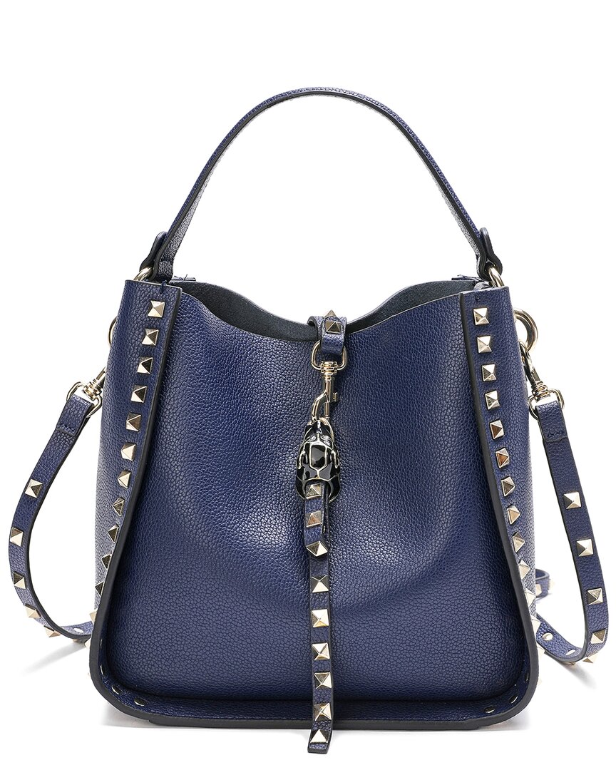 Tiffany & Fred Full-grain Leather Hobo Shoulder Bag