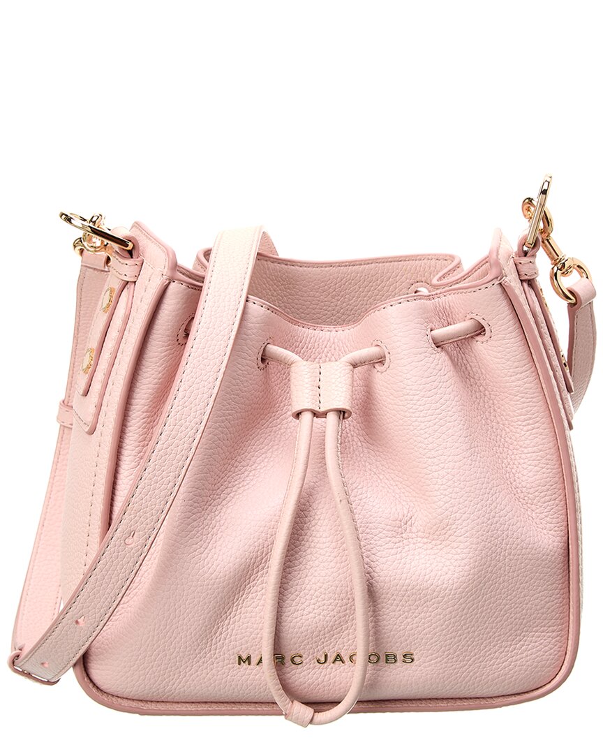 Marc Jacobs Leather Mini Bucket Bag in Pink