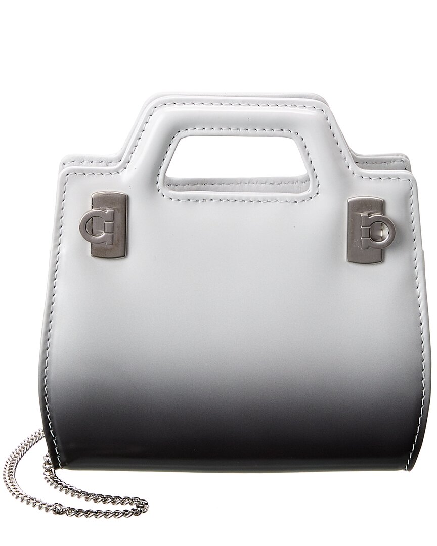 Ferragamo Double Gancini Buckle Shoulder Bag