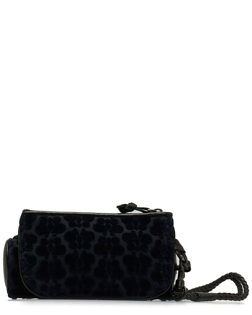 Bottega Veneta Blue Velvet Multi-pouch Butterfly Crossbody (authentic Pre-  Loved)