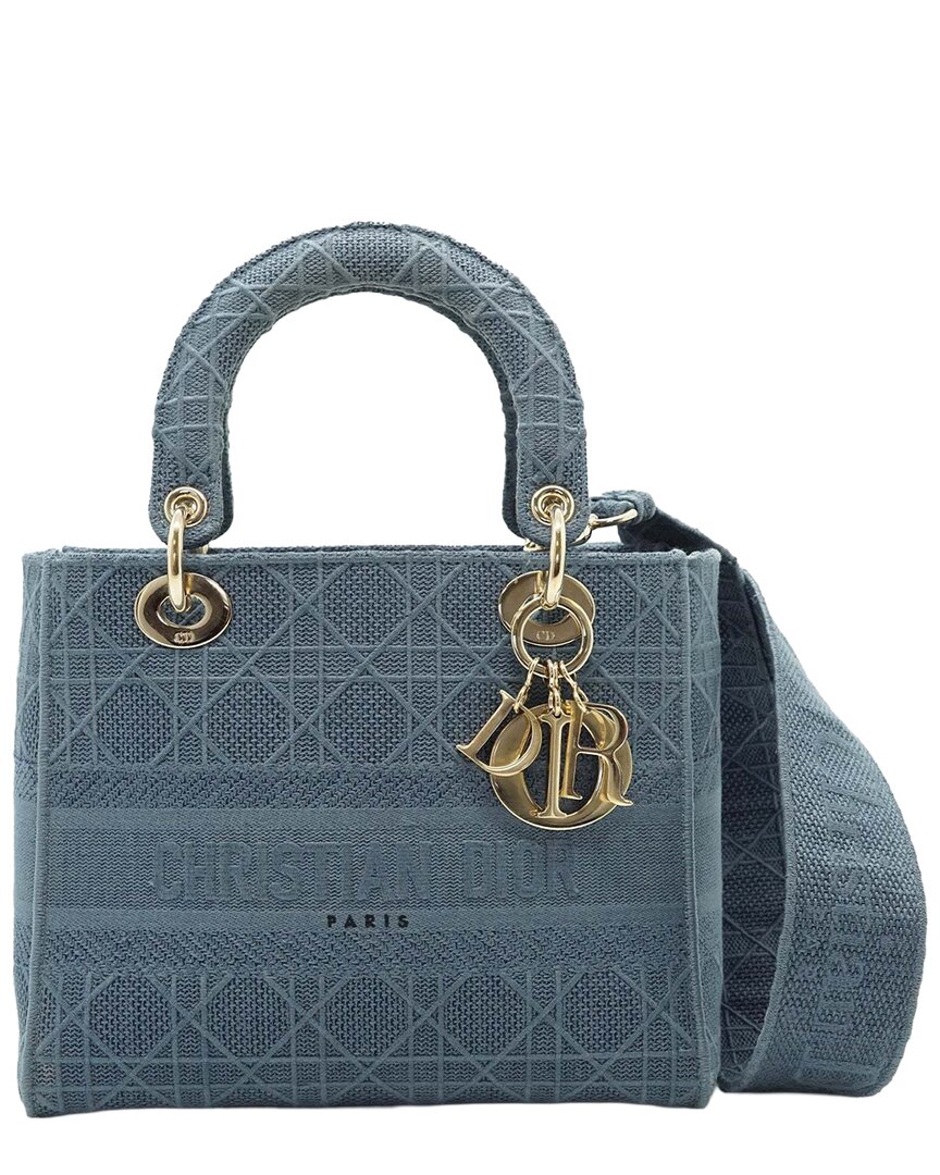 Dior Denim - Jeans Handbag Lady  (authentic Pre-loved) In Blue