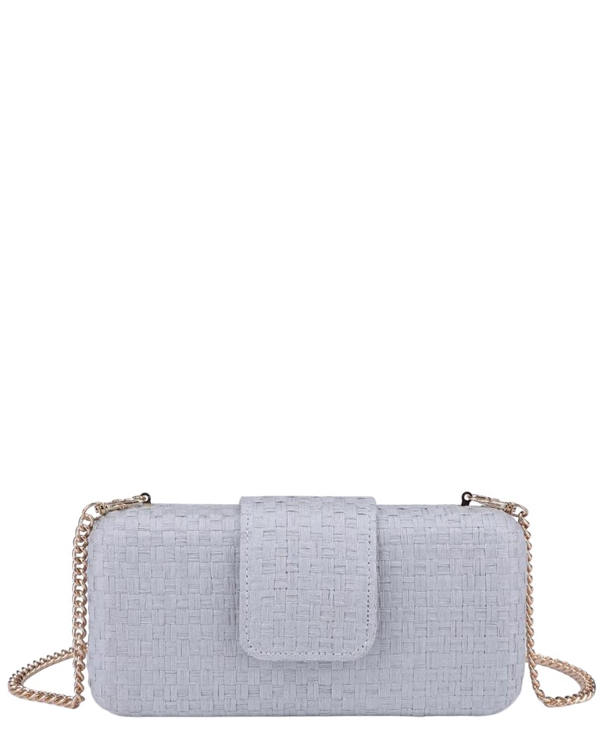Moda Luxe Sylvi Clutch In Grey
