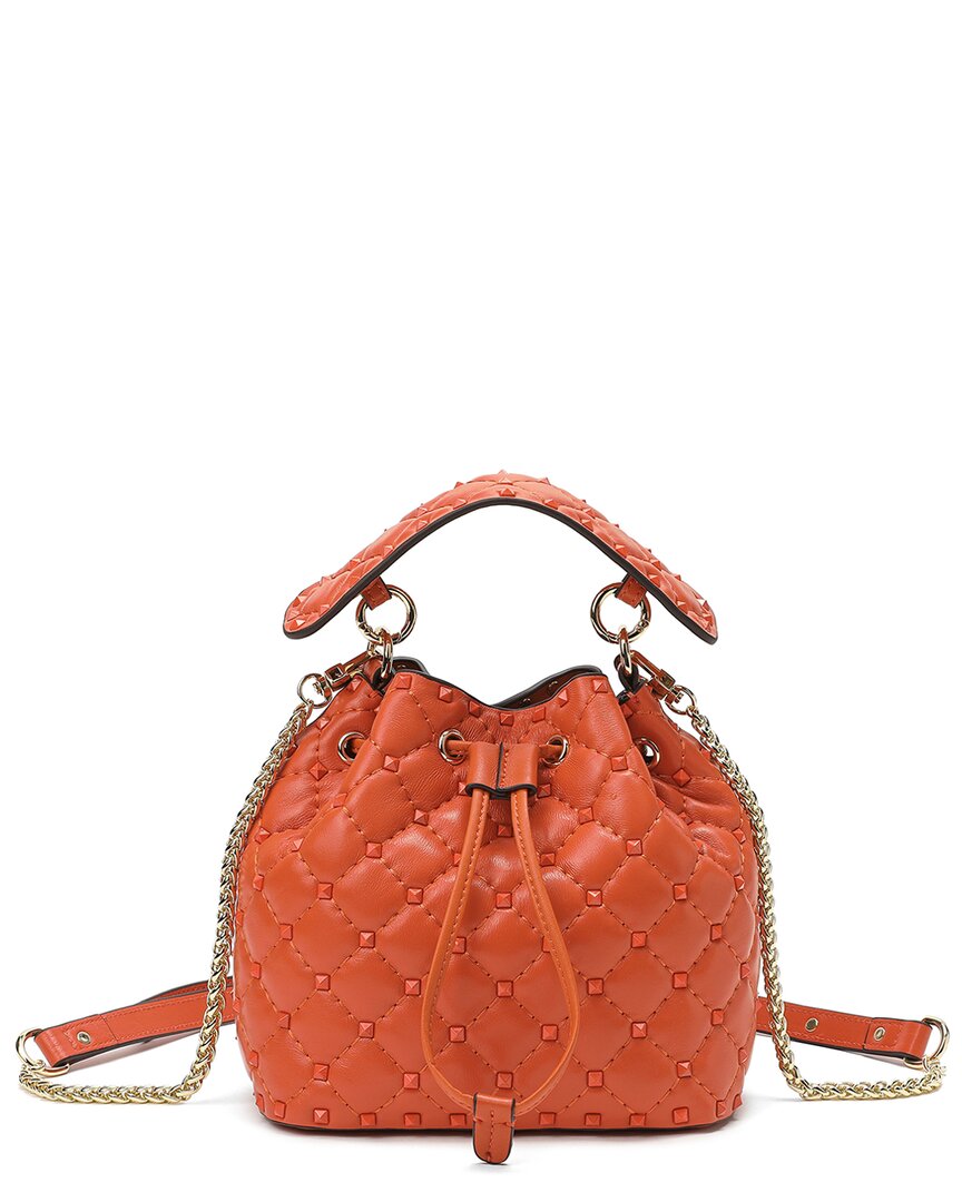 TIFFANY & FRED TIFFANY & FRED PARIS QUILTED & STUDDED LEATHER CROSSBODY
