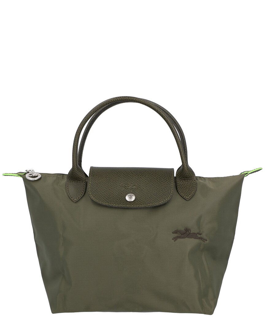 Shop Longchamp Le Pliage Green S Nylon Bag