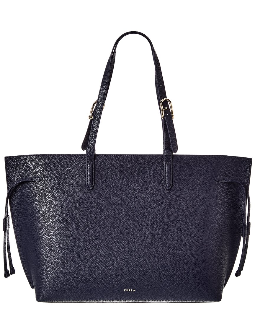Furla Gold Ava Leather Tote