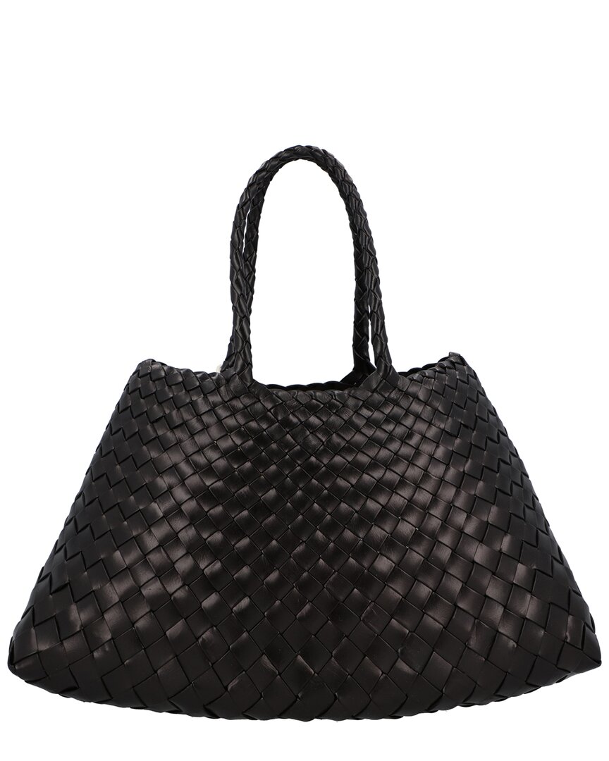Dragon Diffusion , Shopping Bags, Female, Black, One Size, Santa Croce Small Tote - Image 3