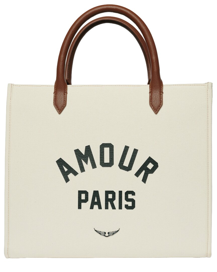 Zadig & Voltaire Shopper Wings Canvas Tote
